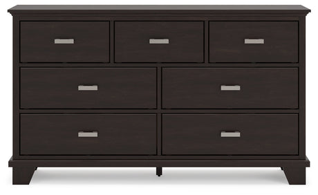 Covetown Dark Brown Dresser - Ornate Home