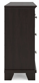Covetown Dark Brown Dresser - Ornate Home