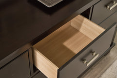 Covetown Dark Brown Dresser - Ornate Home