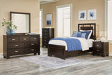 Covetown Dark Brown Dresser and Mirror - Ornate Home
