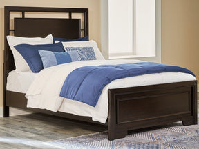Covetown Dark Brown Full Panel Bed (Online Special Price) - Ornate Home