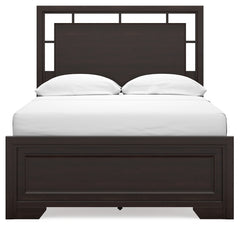 Covetown Dark Brown Full Panel Bedroom Set with Chest and Nightstand - Ornate Home