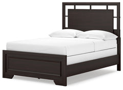 Covetown Dark Brown Full Panel Bedroom Set with Chest and Nightstand - Ornate Home