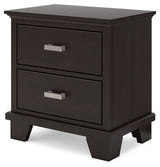 Covetown Dark Brown Full Panel Bedroom Set with Chest and Nightstand - Ornate Home