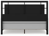 Covetown Dark Brown King Panel Bed - Ornate Home