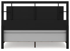 Covetown Dark Brown King Panel Bed - Ornate Home