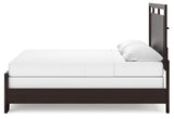 Covetown Dark Brown King Panel Bed - Ornate Home
