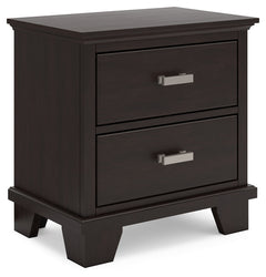 Covetown Dark Brown Nightstand - Ornate Home