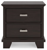 Covetown Dark Brown Nightstand - Ornate Home