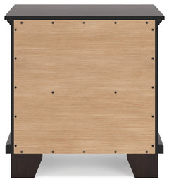 Covetown Dark Brown Nightstand - Ornate Home