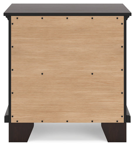 Covetown Dark Brown Nightstand - Ornate Home
