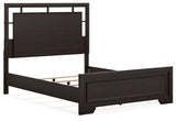 Covetown Dark Brown Queen Panel Bed (Online Special Price) - Ornate Home