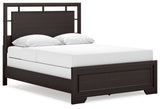 Covetown Dark Brown Queen Panel Bedroom Set with Nightstand (Online Special Price) - Ornate Home