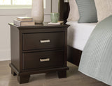 Covetown Dark Brown Queen Panel Bedroom Set with Nightstand (Online Special Price) - Ornate Home