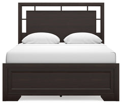 Covetown Dark Brown Queen Panel Bedroom Set with Nightstand - Ornate Home