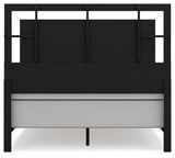 Covetown Dark Brown Queen Panel Bedroom Set with Nightstand - Ornate Home
