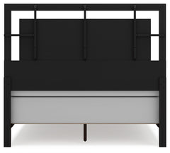 Covetown Dark Brown Queen Panel Bedroom Set with Nightstand - Ornate Home