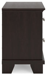 Covetown Dark Brown Queen Panel Bedroom Set with Nightstand - Ornate Home