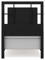 Covetown Dark Brown Twin Panel Youth Bed - Ornate Home