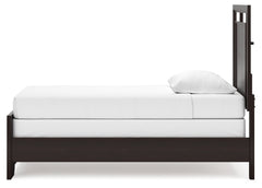 Covetown Dark Brown Twin Panel Youth Bed - Ornate Home