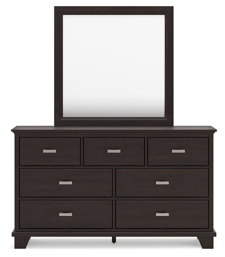 Covetown Full Panel Bedroom Set with Dresser and Mirror - Ornate Home