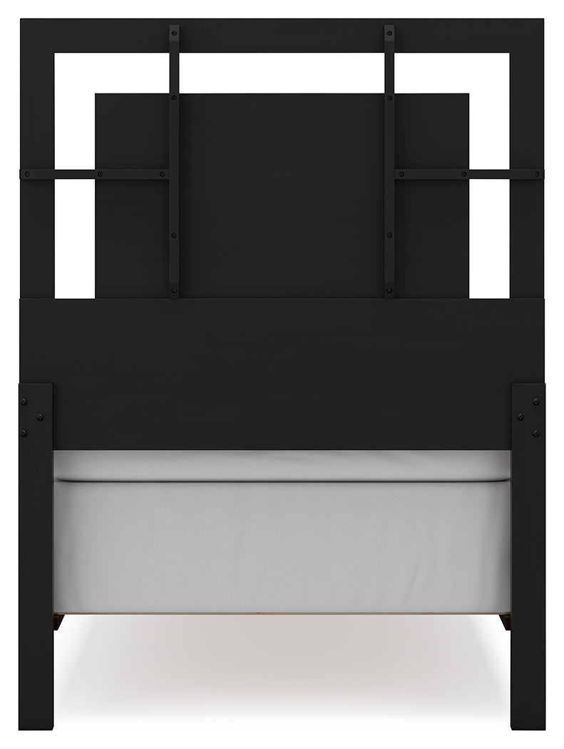 Covetown Twin Panel Bedroom Set with Dresser and Mirror - Ornate Home