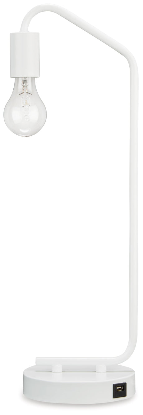 Covybend White Desk Lamp - Ornate Home