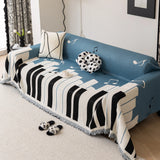 Cozy Chenille Dynamic Notes Sectional Couch Cover Blanket, Perfect Couch Throw Covers for Pets - Ornate Home