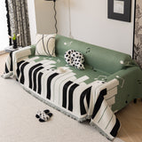 Cozy Chenille Dynamic Notes Sectional Couch Cover Blanket, Perfect Couch Throw Covers for Pets - Ornate Home