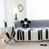 Cozy Chenille Dynamic Notes Sectional Couch Cover Blanket, Perfect Couch Throw Covers for Pets - Ornate Home