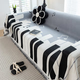 Cozy Chenille Dynamic Notes Sectional Couch Cover Blanket, Perfect Couch Throw Covers for Pets - Ornate Home