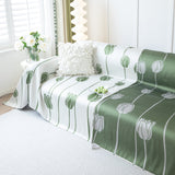 Cozy Cooling Tulip Sofa Throw Covers, Decorative & Breathable Couch Cover, Elegant Couch Protector - Ornate Home
