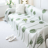 Cozy Cooling Tulip Sofa Throw Covers, Decorative & Breathable Couch Cover, Elegant Couch Protector - Ornate Home