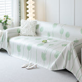 Cozy Cooling Tulip Sofa Throw Covers, Decorative & Breathable Couch Cover, Elegant Couch Protector - Ornate Home