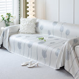 Cozy Cooling Tulip Sofa Throw Covers, Decorative & Breathable Couch Cover, Elegant Couch Protector - Ornate Home
