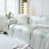 Cozy Cooling Tulip Sofa Throw Covers, Decorative & Breathable Couch Cover, Elegant Couch Protector - Ornate Home