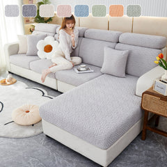 Cozy Polar Fleece Cushion Covers, Pet Friendly Stretch Sofa Covers for L-Shaped Couch and Recliner - Ornate Home