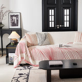Cozy Striped Sofa Throw Blanket L Shaped Sectional Couch Covers Luxury Throws for Sofas - Ornate Home