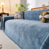 Cozy Textured Couch Protector with Fringe, Universal Soft Slipcover for Couch Sofa Bed - Ornate Home