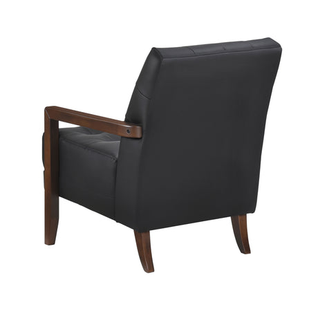 Crafton Black Accent Chair - Ornate Home