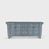 Crafton Blue Cabinet - Ornate Home