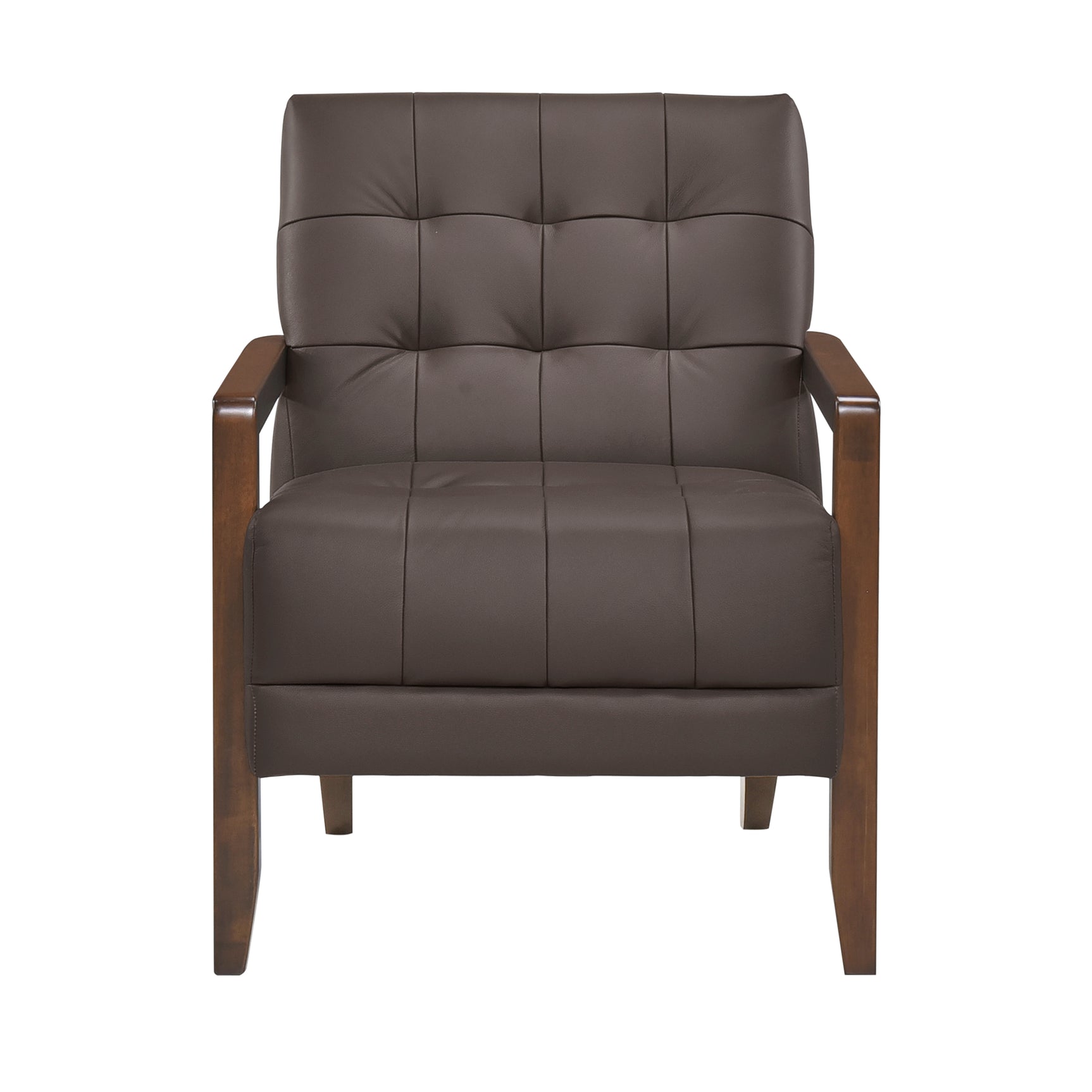 Crafton Dark Brown Accent Chair - Ornate Home