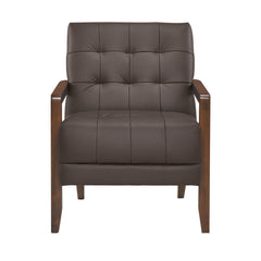 Crafton Dark Brown Accent Chair - Ornate Home