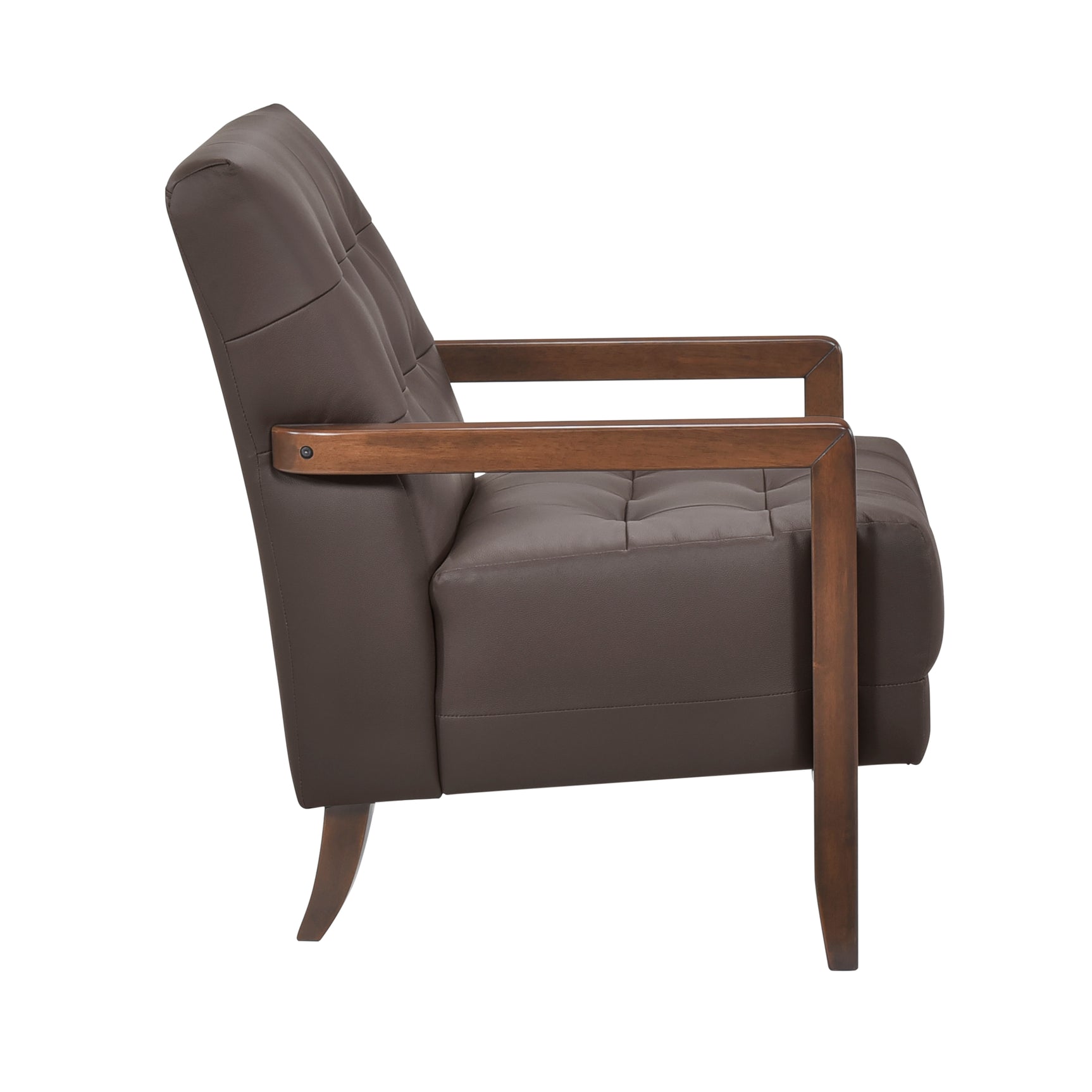 Crafton Dark Brown Accent Chair - Ornate Home