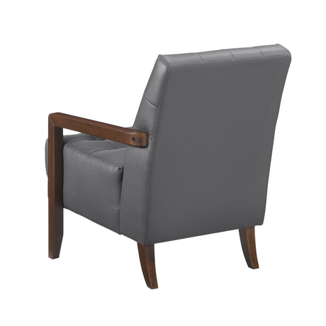 Crafton Dark gray Accent Chair - Ornate Home