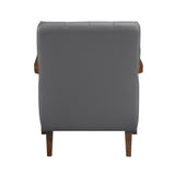 Crafton Dark gray Accent Chair - Ornate Home