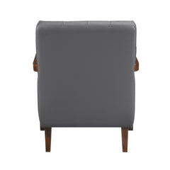 Crafton Dark gray Accent Chair - Ornate Home