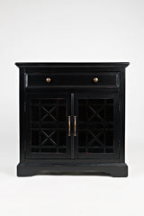 Craftsman Antique Black 32 Accent Chest - Ornate Home