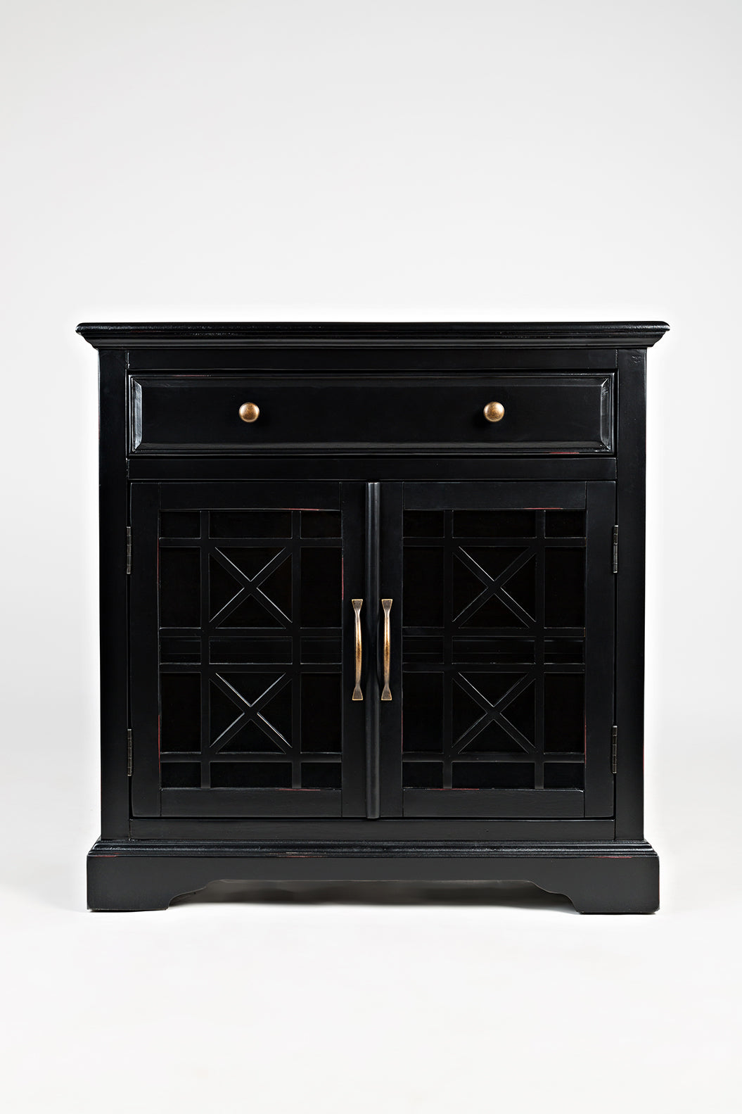 Craftsman Antique Black 32 Accent Chest - Ornate Home