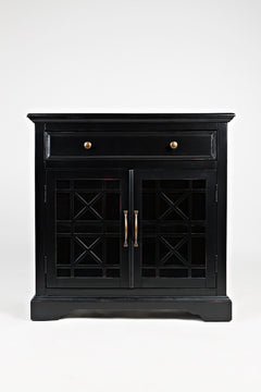 Craftsman Antique Black 32 Accent Chest - Ornate Home